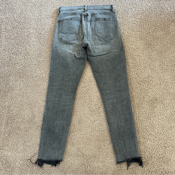 Agolde Women's Sophie Hi Rise Skinny Amplify Jeans in Dark Grey Black sz 30 - Picture 11 of 14